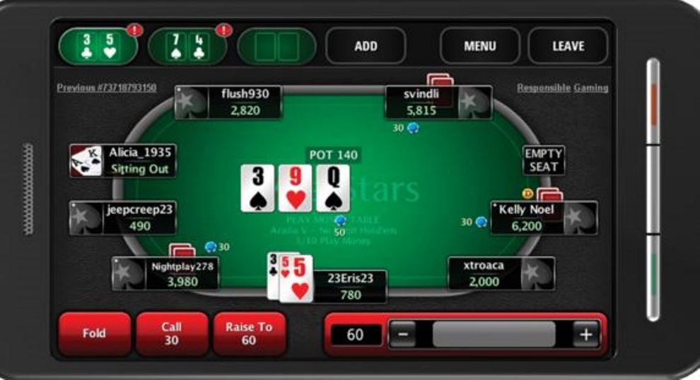 poker star para celular